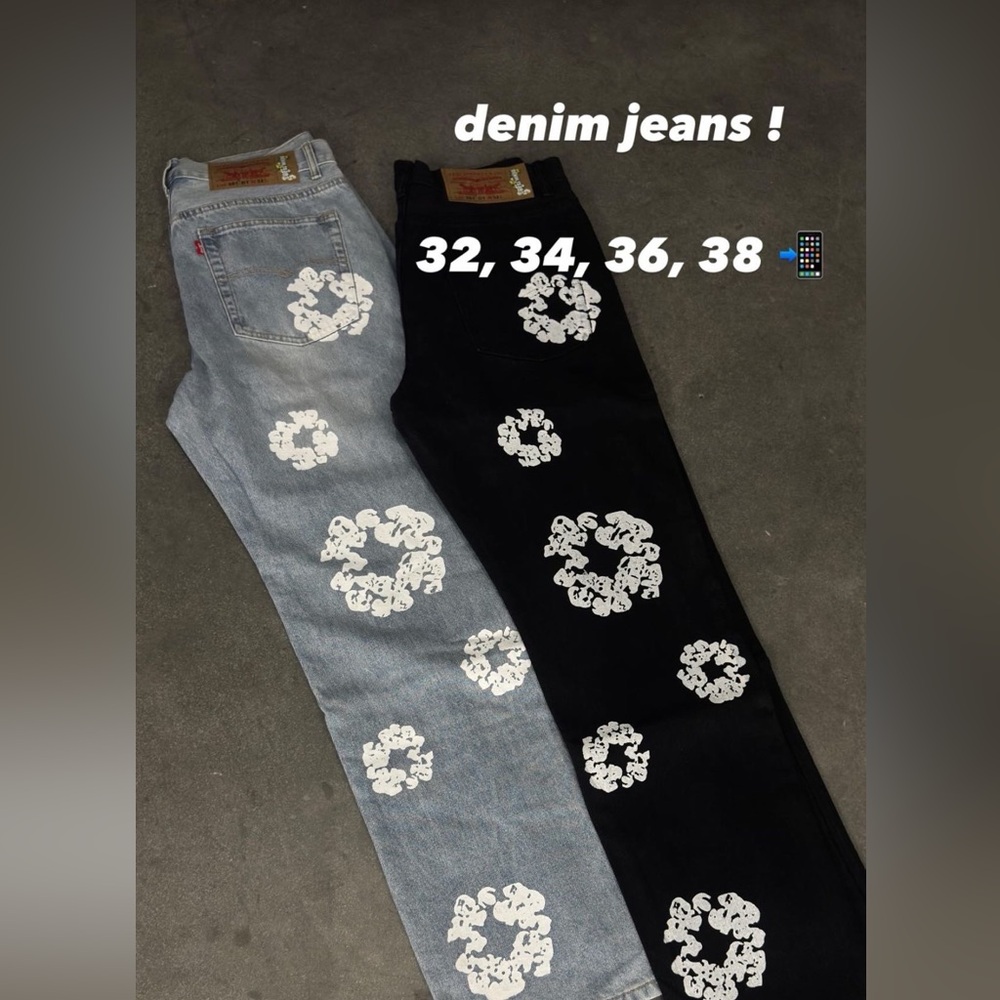 Denim tear jeans